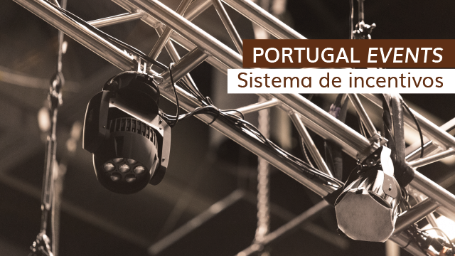 Portugal events: novo sistema de incentivos com fundo de luzes de palco